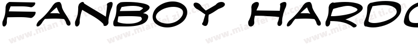 Fanboy Hardcore Bold字体转换